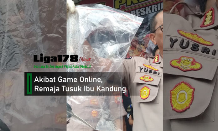 Di duga Akibat Bermain Game Online, Remaja Tusuk Ibu Kandung
