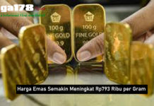 Harga Emas Semakin Meningkat di Harga Rp793 Ribu per Gram Harga Emas Semakin Meningkat di Harga Rp793 Ribu per Gram