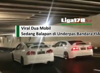 Viral Dua Jenis Mobil Sedan Balapan di Underpas Bandara YIA mobil sedan, balapan, Honda Civic , Liga178 News