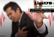 Pertolongan Pertama Serangan Jantung yang Harus Dilakukan Pertolongan Pertama Serangan Jantung yang Harus Dilakukan