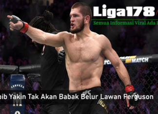 Khabib Yakin Tak Akan Babak Belur Lawan Ferguson UFC, Khabib Nurmagomedov, Ferguson, Liga178 News