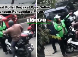 Viral Polisi Berjaket Ojek Online Menegur Pengendara Motor polisi berjaket ojek online, pengendara sepeda motor, Kapospol, Liga178 News