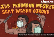Ramai ‘Azab Penimbun Masker’ Sederet Meme Muncul azab Masker, UU Perdagangan, Penimbun Masker. Virus Corona, Liga178 News