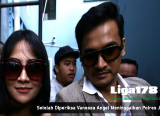 Setelah Diperiksa Vanessa Angel Meninggalkan Polres Jakbar Setelah Diperiksa Vanessa Angel Meninggalkan Polres Jakbar