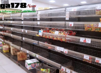 Warga Borong Bahan Makanan Usai Corona Masuk Indonesia
