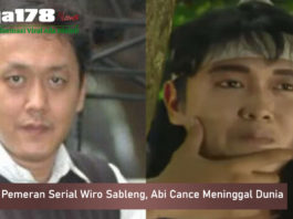 Pemeran Serial Wiro Sableng, Abi Cance Meninggal Dunia