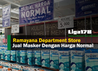 Ramayana Department Store, Jual Masker Dengan Harga Normal Ramayana, Ramayana Department Store, masker, Liga178 News