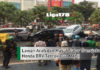 Lawan Arah dan Masuk Jalur Transjakarta, Honda BRV Tabrak Dua Mobil Kecelakaan, Jalur Transjakarta, mobil, Liga178 News