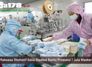 Raksasa Otomotif Italia Disebut Bantu Produksi 1 Juta Masker Raksasa Otomotif Italia Disebut Bantu Produksi 1 Juta Masker