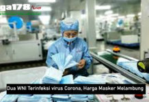 Dua WNI Terinfeksi virus Corona, Harga Masker Melambung Dua WNI Terinfeksi virus Corona, Harga Masker Melambung