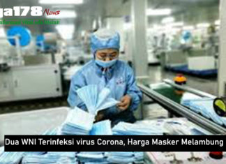 Dua WNI Terinfeksi virus Corona, Harga Masker Melambung Dua WNI Terinfeksi virus Corona, Harga Masker Melambung