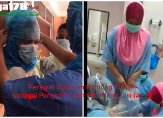 Perawat Gunakan Kantong Plastik sebagai Pengganti Alat Pelindung Diri (APD)