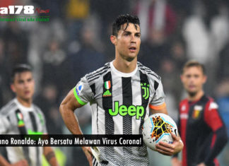 Cristiano Ronaldo: Ayo Bersatu Melawan Virus Corona! Cristiano Ronaldo: Ayo Bersatu Melawan Virus Corona!