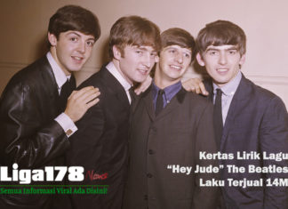 Kertas Lirik Lagu “Hey Jude” The Beatles Laku Terjual Rp 14 Milliar
