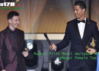 Rooney Pilih Messi daripada Ronaldo sebagai Pemain Top Dunia