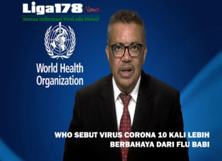 WHO Sebut Virus Corona 10 Kali lebih Berbahaya dari Flu Babi