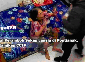 Viral Video Perampok Sekap Lansia di Pontianak, Ketangkap CCTV Kota Pontianak, Kalimantan Barat, perampokan, perempuan lansia, Liga178 News