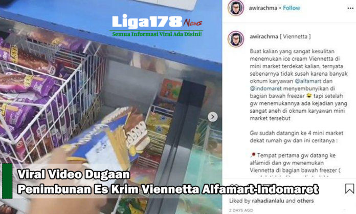 penimbunan es kirim Viennetta, alfamart, indomaret, produk, Liga178 News
