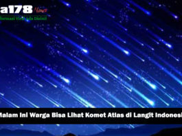 Malam Ini Warga Bisa Lihat Komet Atlas di Langit Indonesia