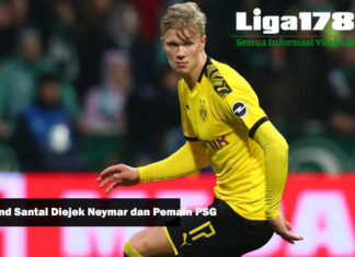 Haaland Santai Diejek Neymar dan Pemain PSG Dortmund, PSG, Neymar, Liga178 News