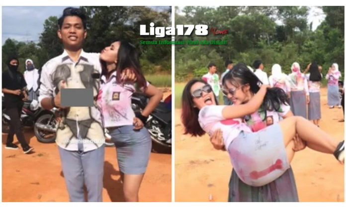 siswa merayakan coret kelulusan, coret sragam, video klarifikasi, Liga178 News
