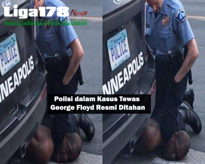 Polisi dalam Kasus Tewas George Floyd Resmi Ditahan