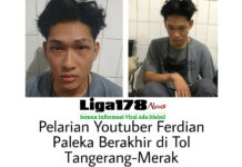 Pelarian Youtuber Ferdian Paleka Berakhir di Tol Tangerang-Merak Ferdian Paleka, youtuber, diamankan pihak kepolisisan, Liga178 News