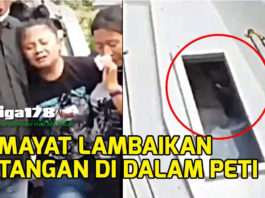 mayat melambaikan tangan, mayat, viral di media sosial, Liga178 News