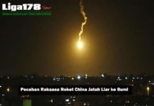 Pecahan Raksasa Roket China Jatuh Liar ke Bumi Pecahan Raksasa Roket China Jatuh Liar ke Bumi