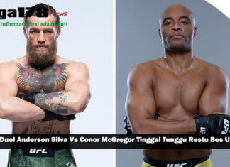 Duel Anderson Silva Vs Conor McGregor Tinggal Tunggu Restu Bos UFC Duel Anderson Silva Vs Conor McGregor Tunggu Restu Bos UFC