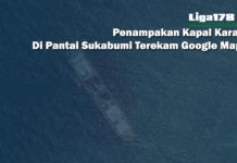 Penampakan Kapal Karam di Pantai Sukabumi Terekam Google Maps penampakan kapal, Pantai Cibangban, Sukabumi, Liga178 News