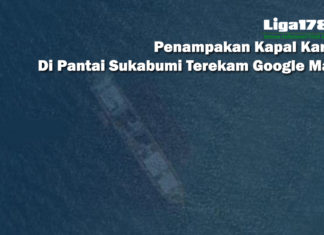 Penampakan Kapal Karam di Pantai Sukabumi Terekam Google Maps penampakan kapal, Pantai Cibangban, Sukabumi, Liga178 News