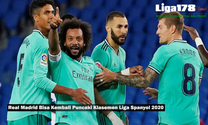 Real Madrid Bisa Kembali Puncaki Klasemen Liga Spanyol 2020